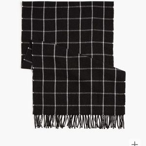 J. Crew Factory Windowpane Plaid Scarf